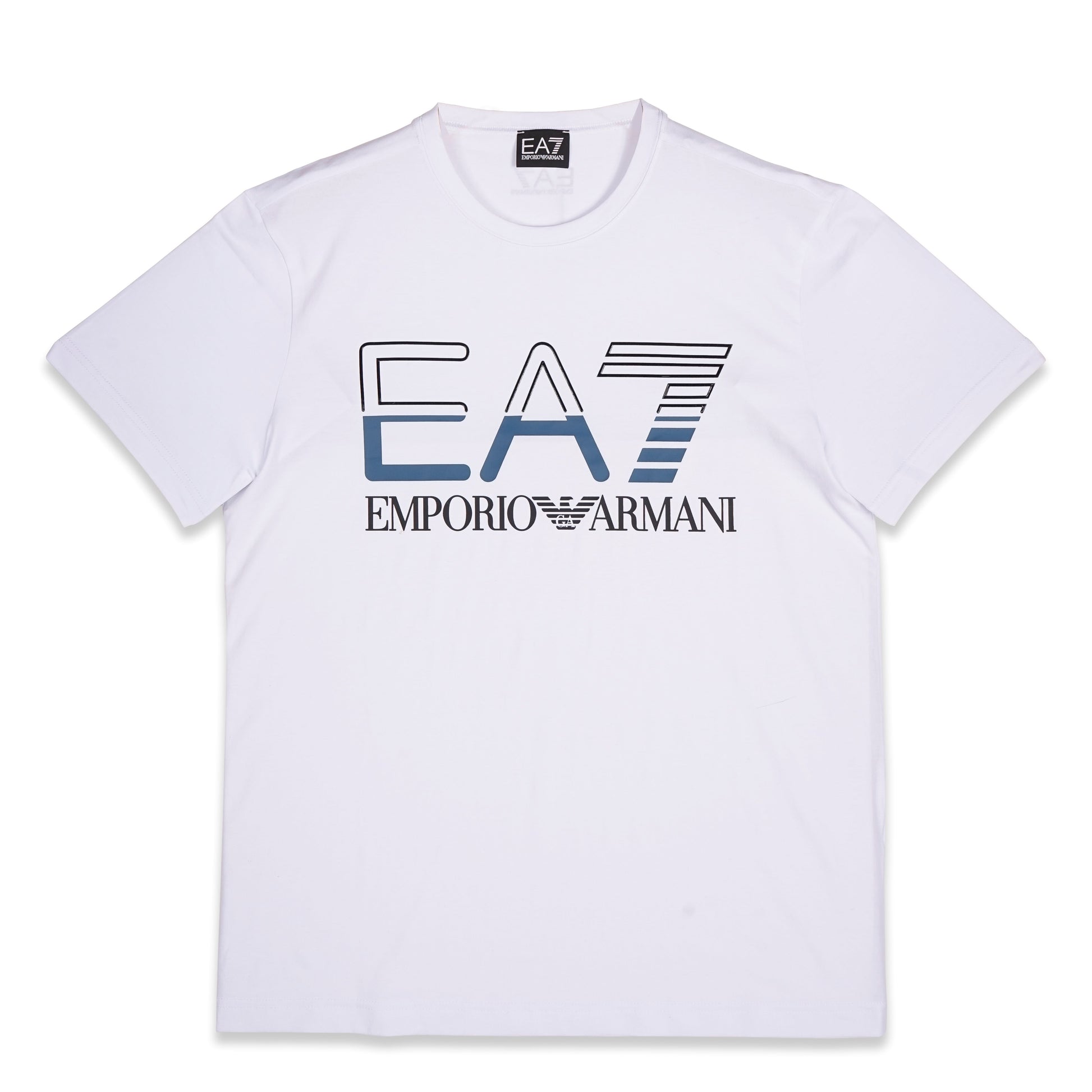 Camiseta EA7 Logo Series con logo oversized