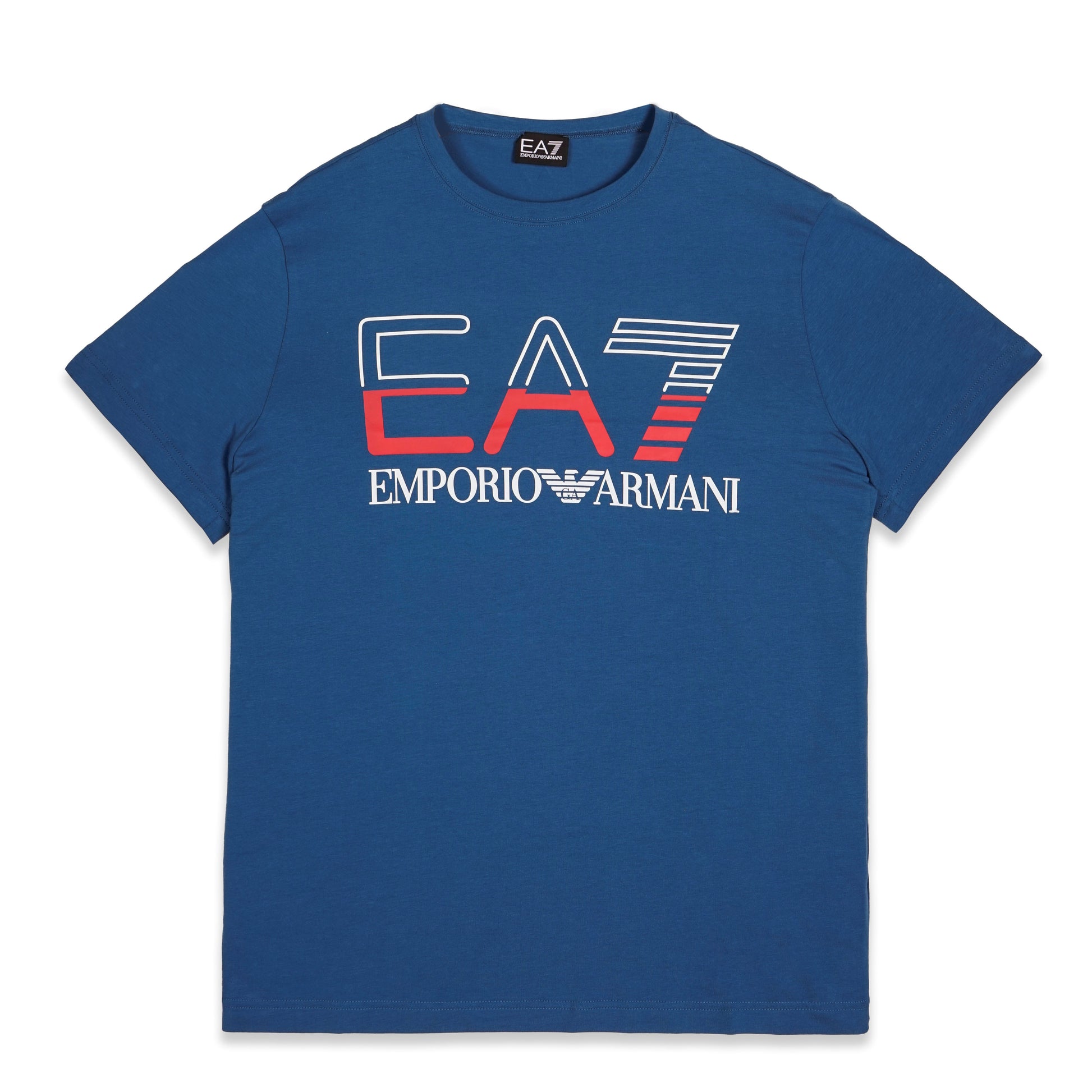 Camiseta EA7 Logo Series con logo oversized