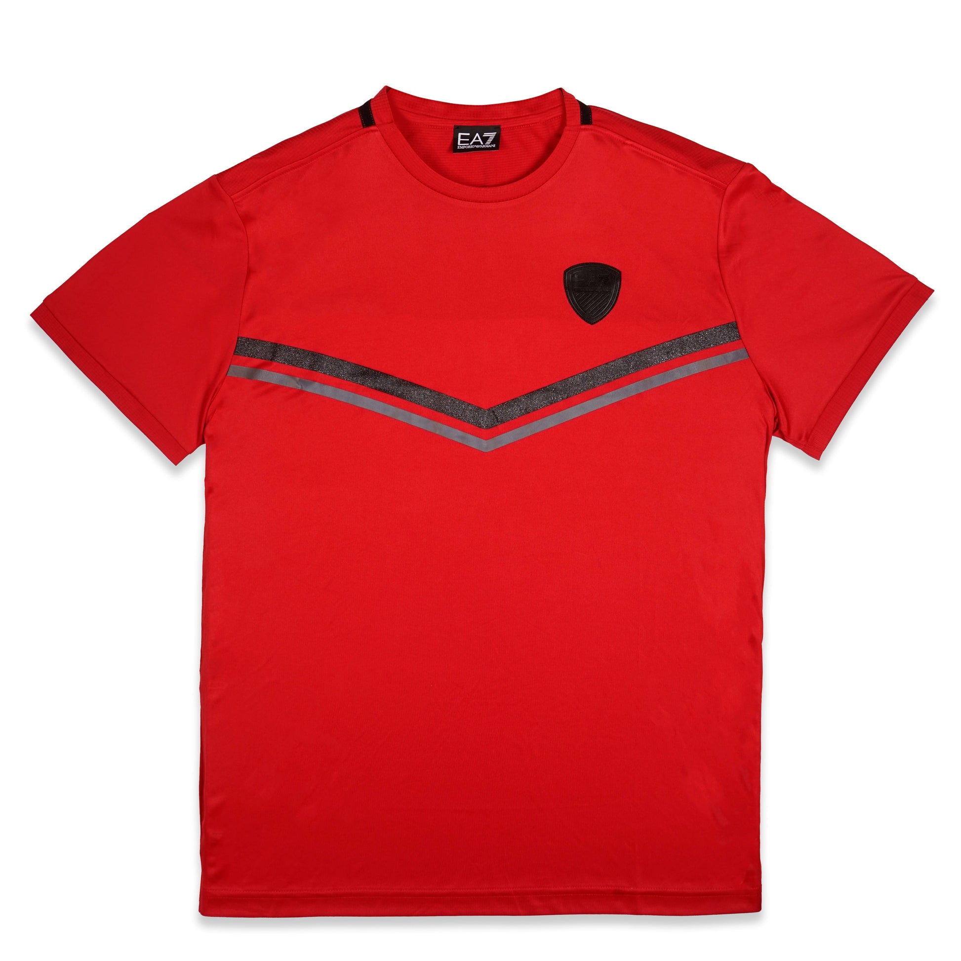EA7 Emporio Armani T‑Shirt – Logo Centrado y Estilo Deportivo
